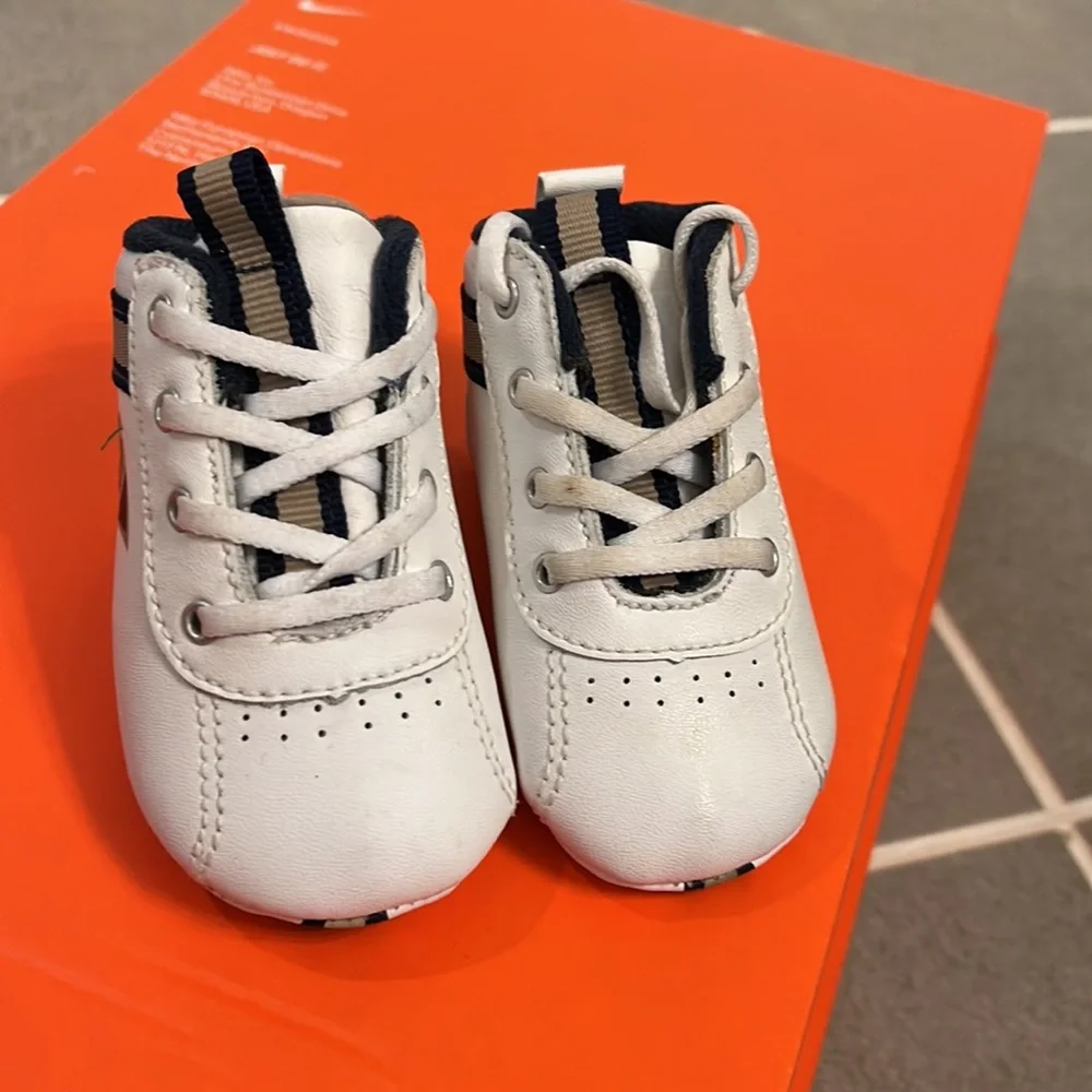 Los Angeles Rams NFL Reebok Infant Baby Crib Shoes Size 1 soft bottoms Sneakers